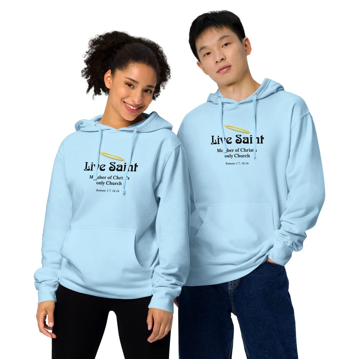 Unisex Midweight Saint Hoodie - God Cloth