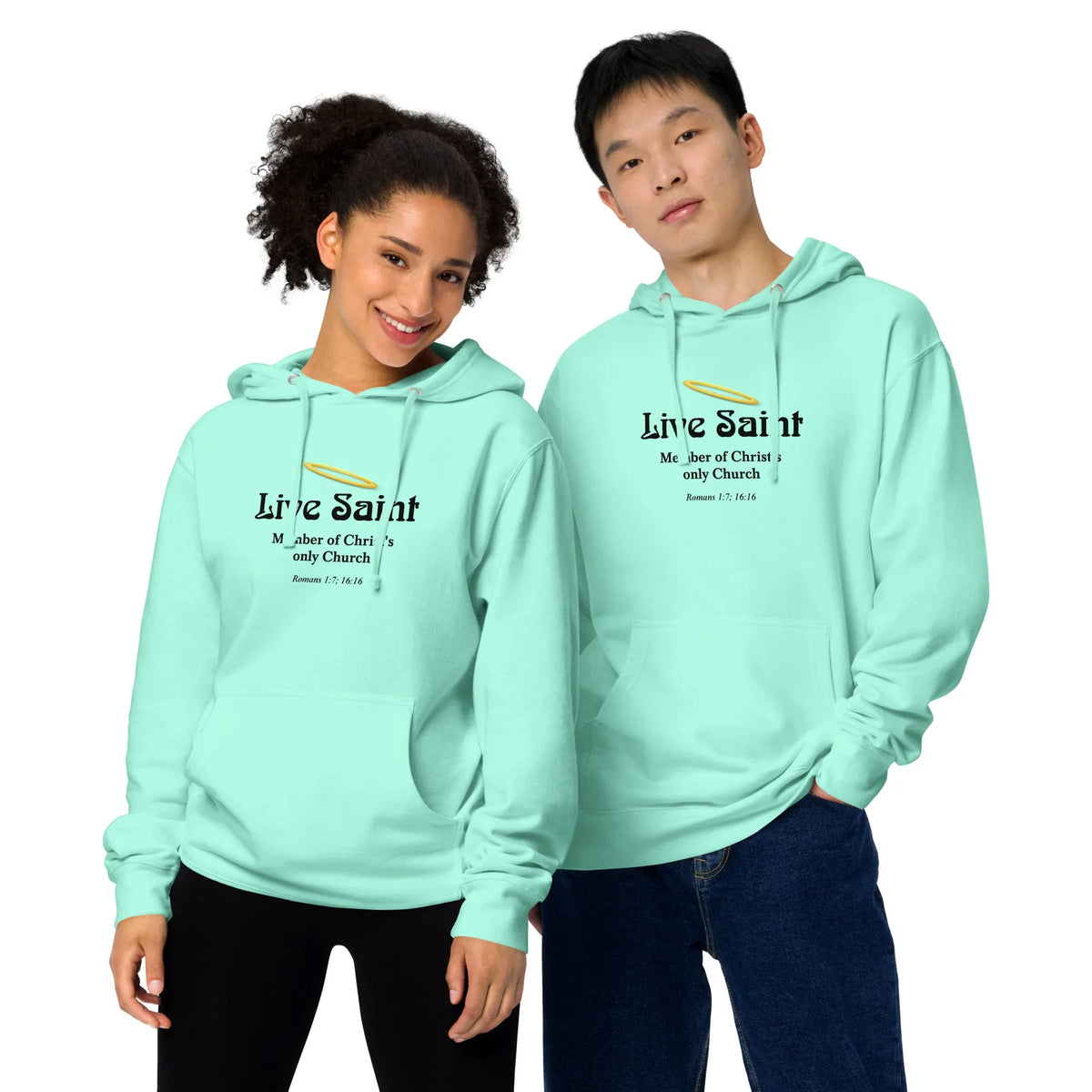 Unisex Midweight Saint Hoodie - God Cloth
