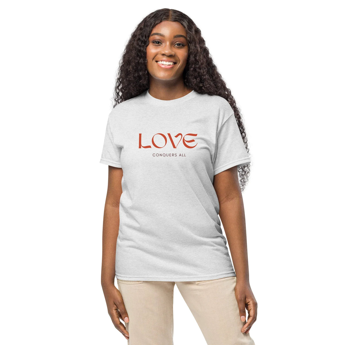 Love Conquers T-Shirt - God Cloth