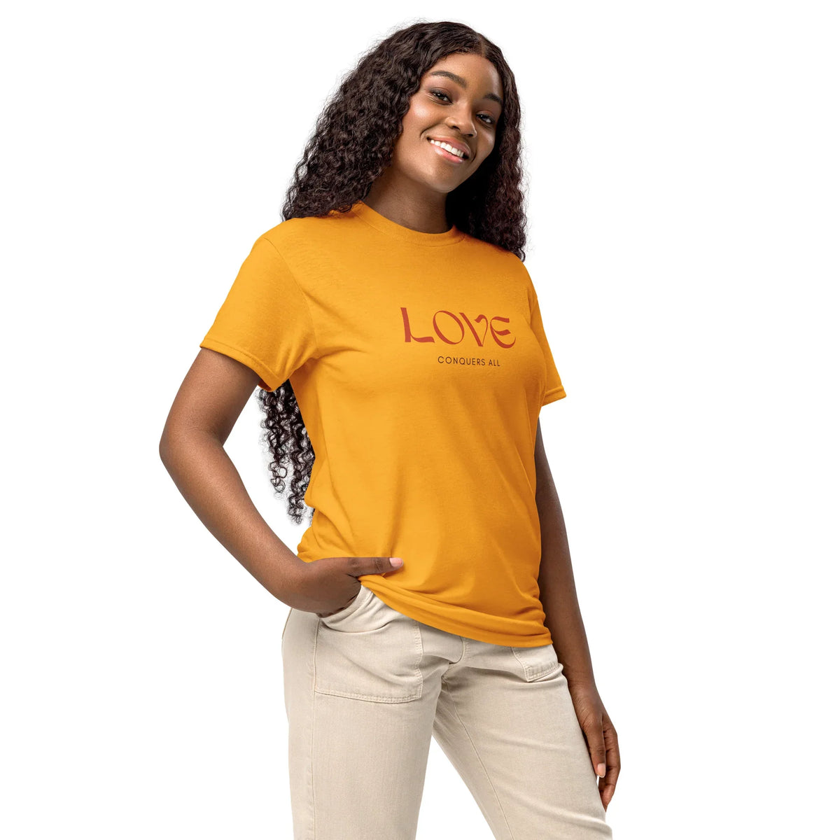 Love Conquers T-Shirt - God Cloth