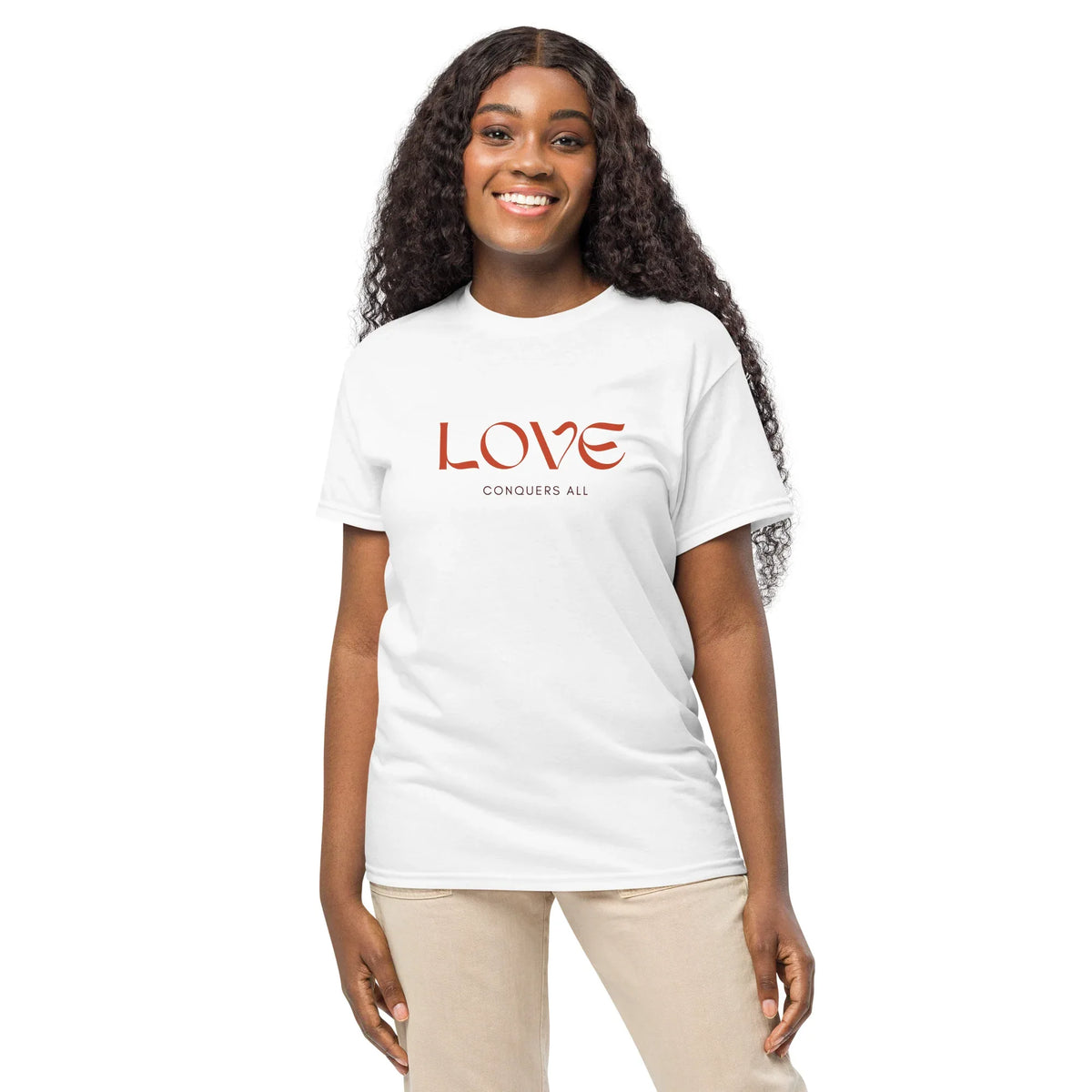 Love Conquers T-Shirt - God Cloth