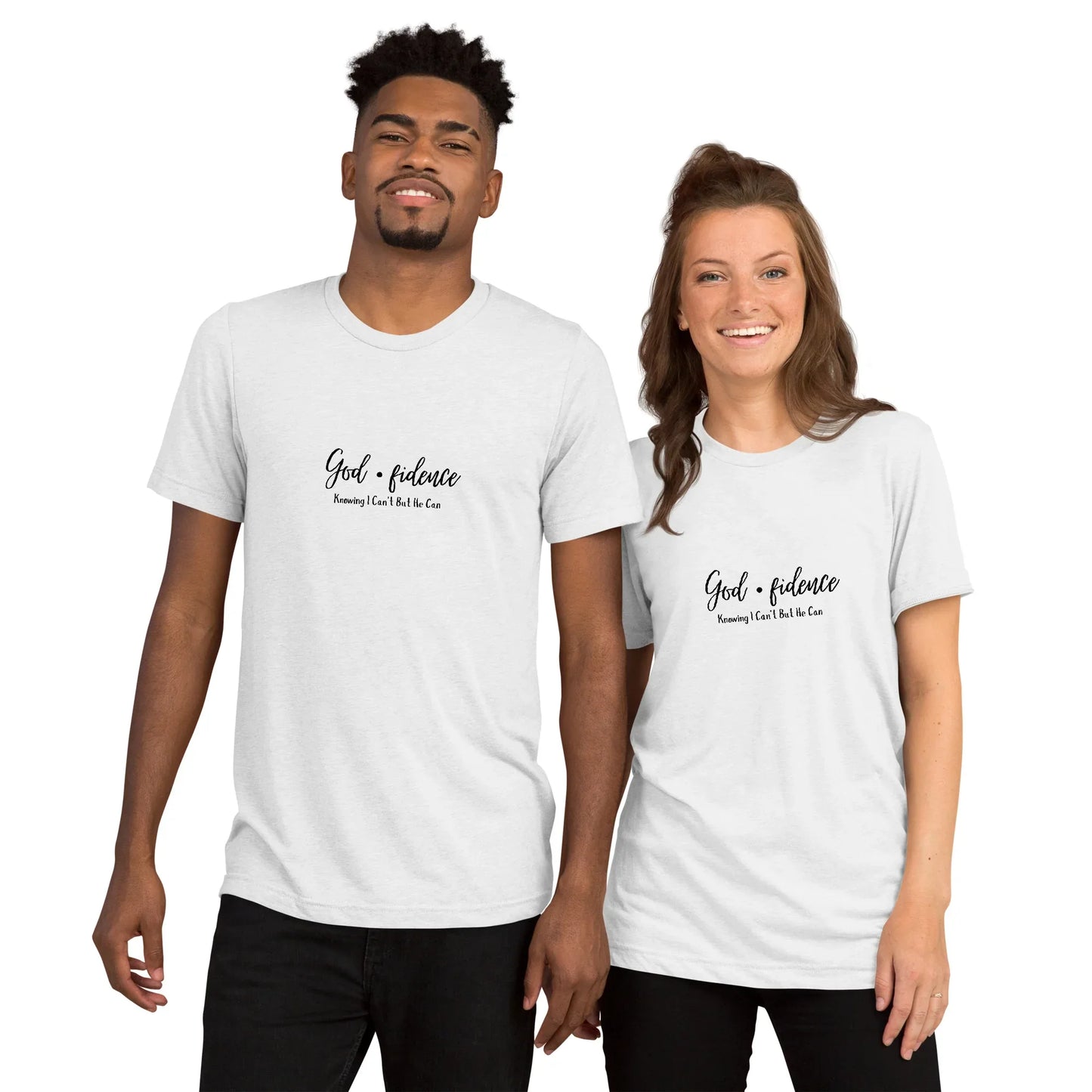 Unisex God-fidence Short Sleeve t-shirt - God Cloth