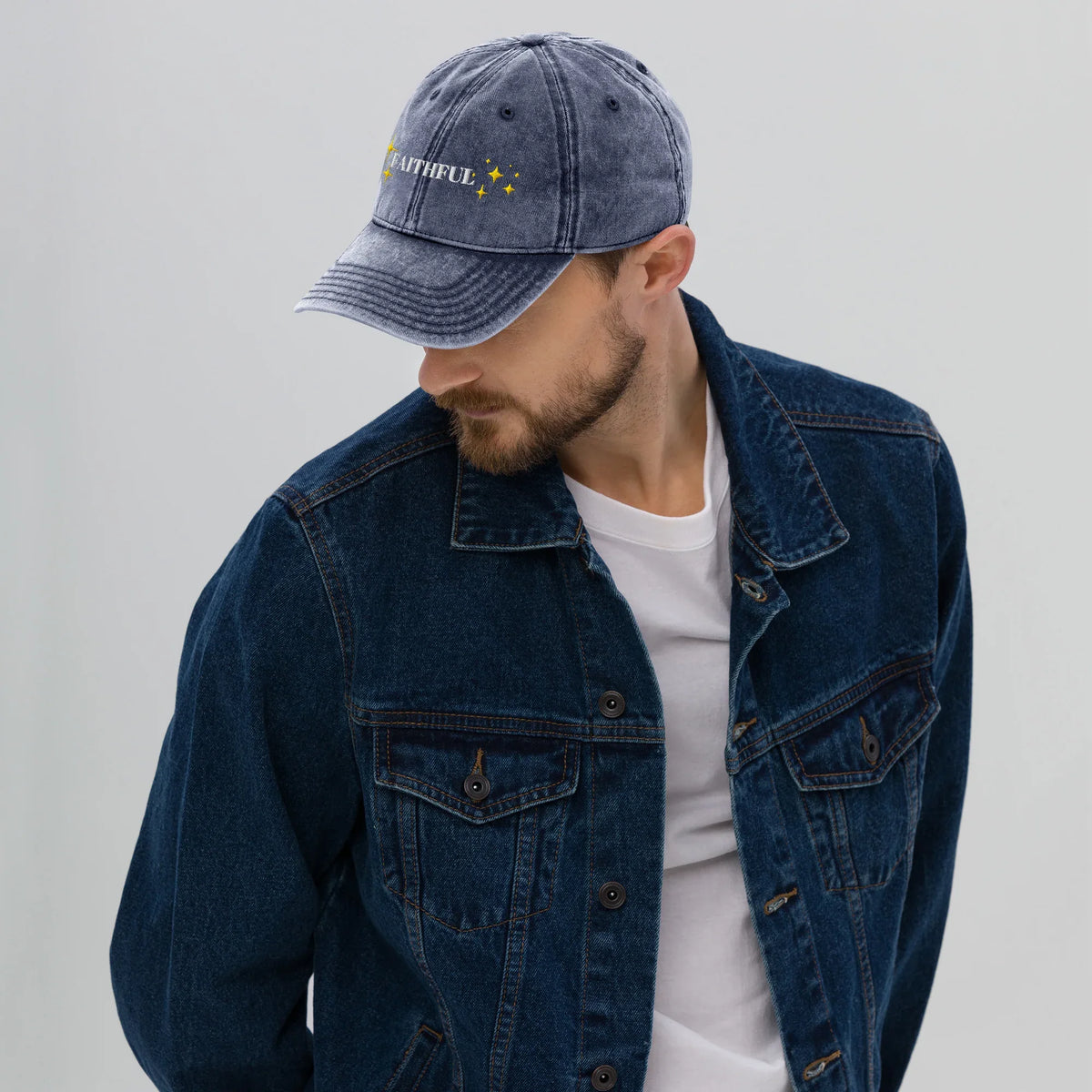Blessed Denim Cap - God Cloth