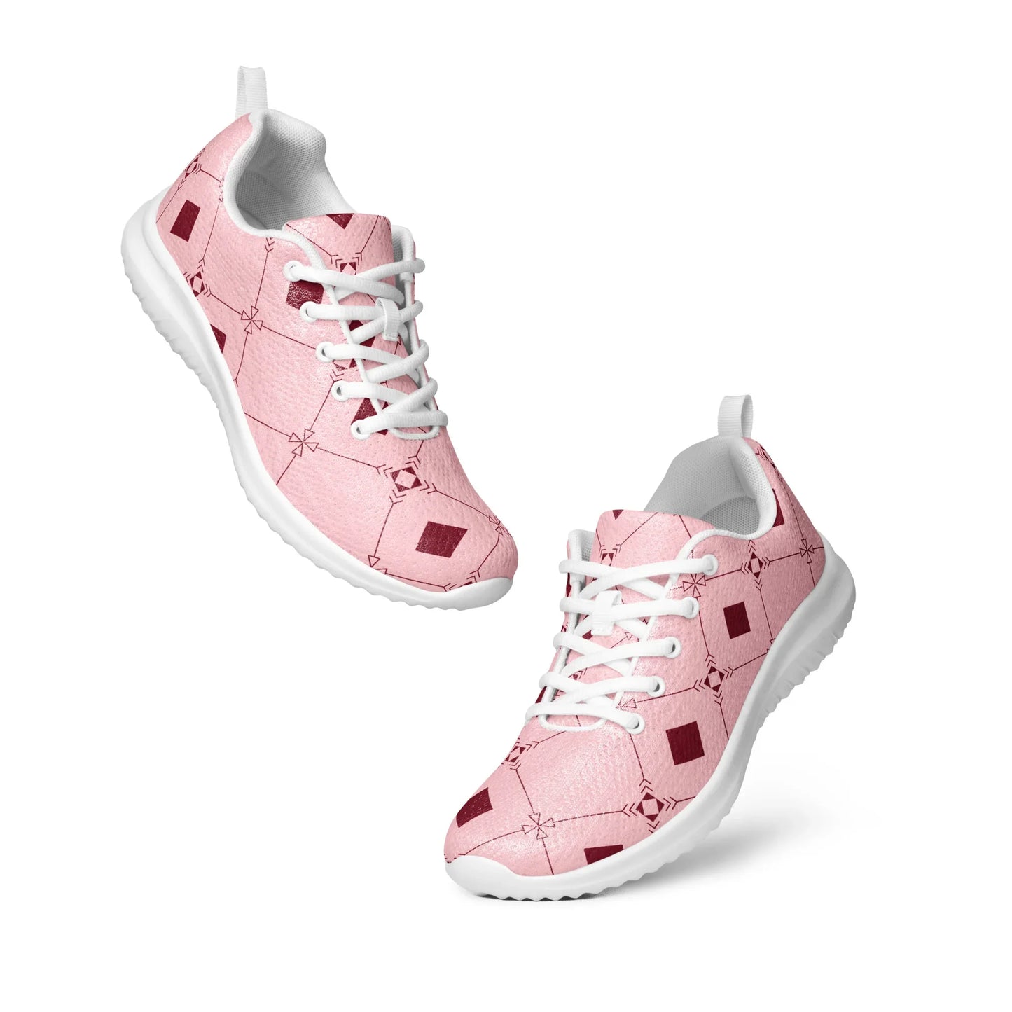 Women’s Pink Diamond Athletic Shoes - God Cloth