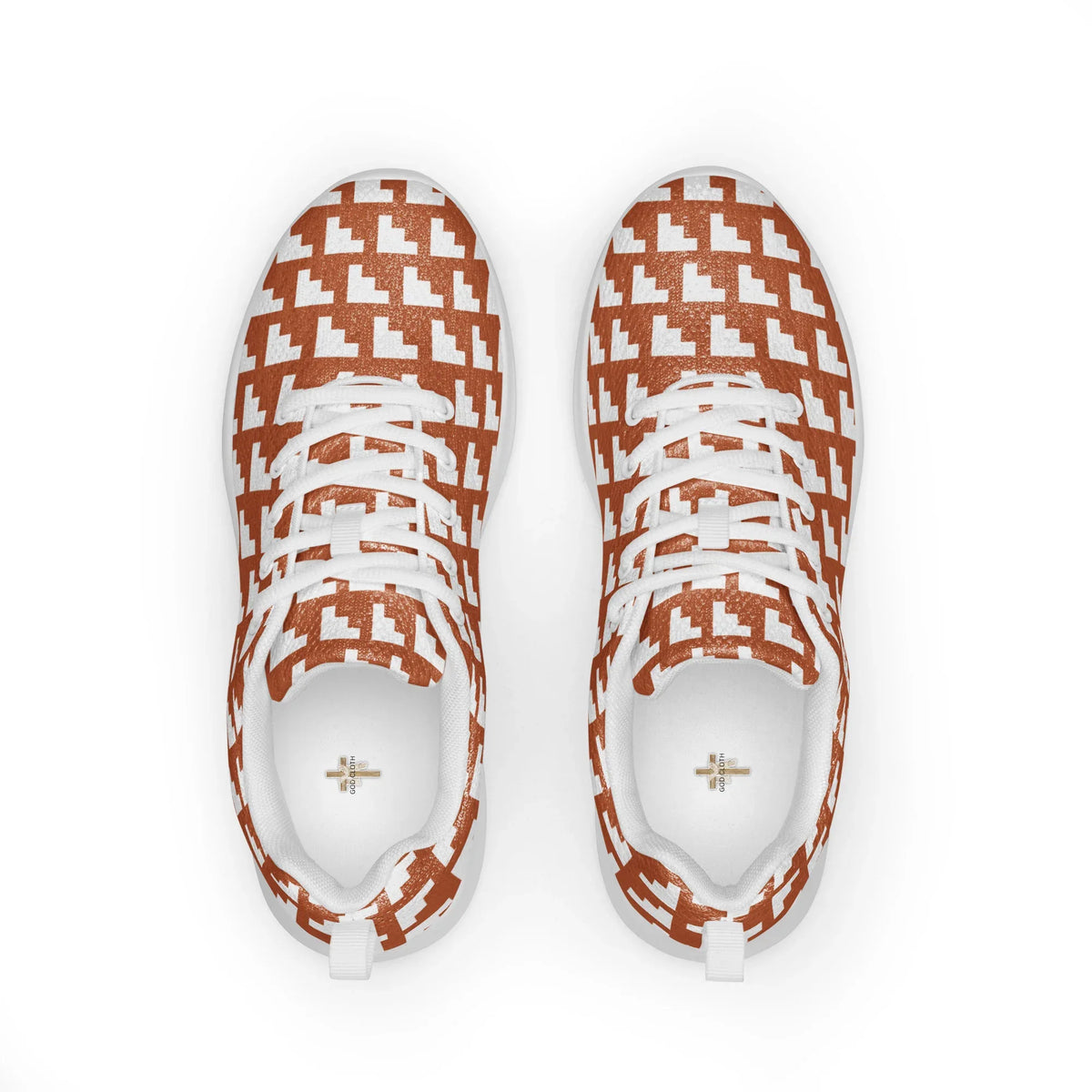 Women’s Brown Geo Athletic Shoes - God Cloth
