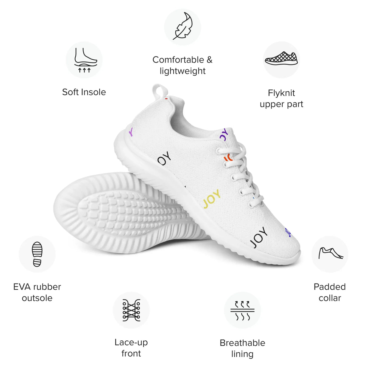 Joyful Women’s Athletic Shoes - God Cloth
