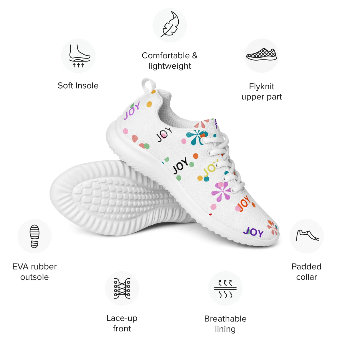 Women’s Joyful Athletic Shoes - God Cloth