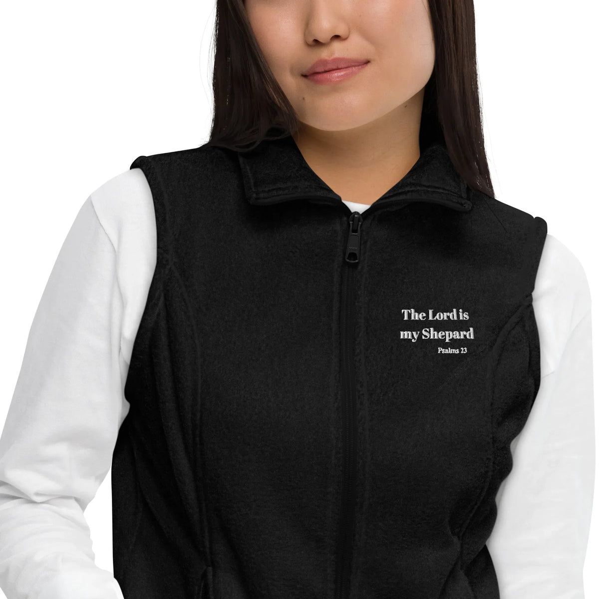 Women’s Columbia Fleece 23rd Psalms Vest - God Cloth