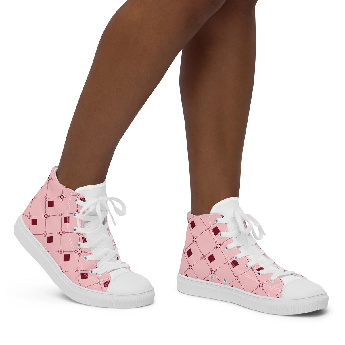 Pink Diamond High Tops - God Cloth