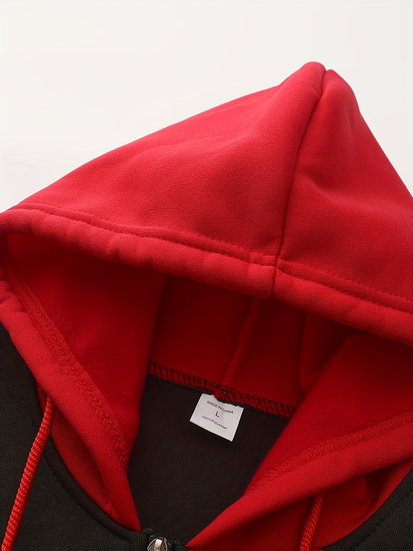 Men's Full-Zip Hooded Color Block Christian Jacket