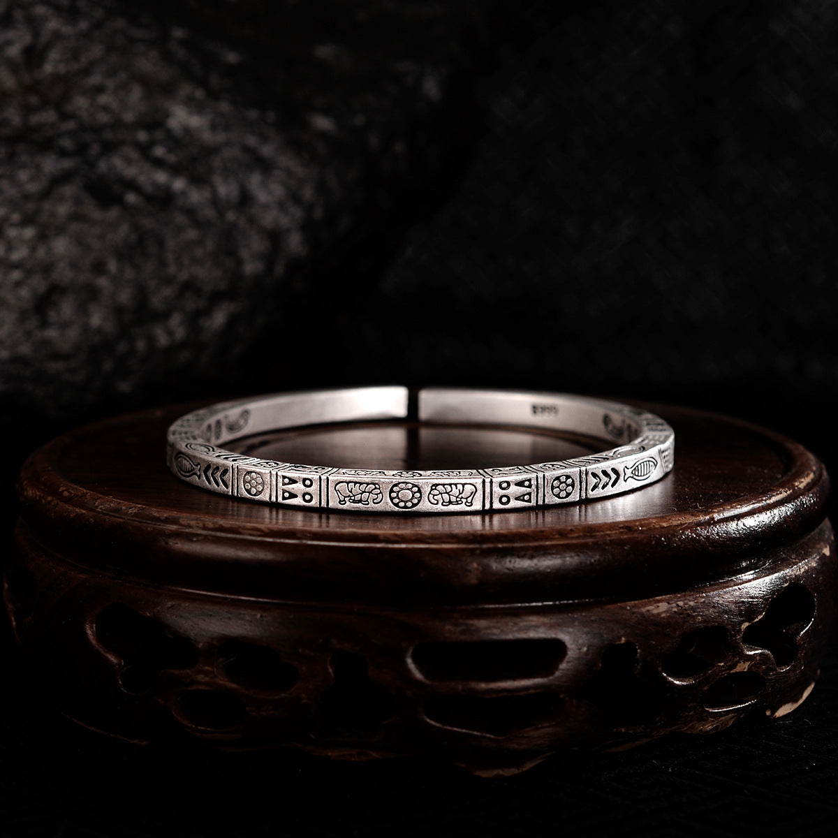 Carved Hieroglyphics Bracelets