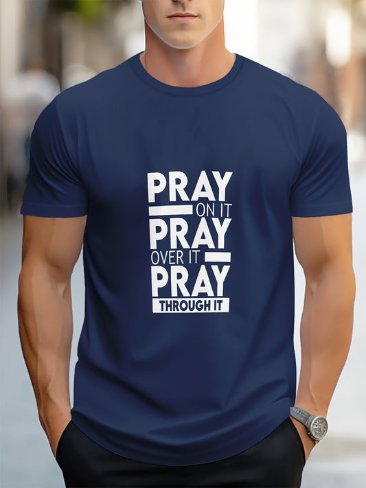 Men's Faith-Inspired Prayer Christian T-Shirt
