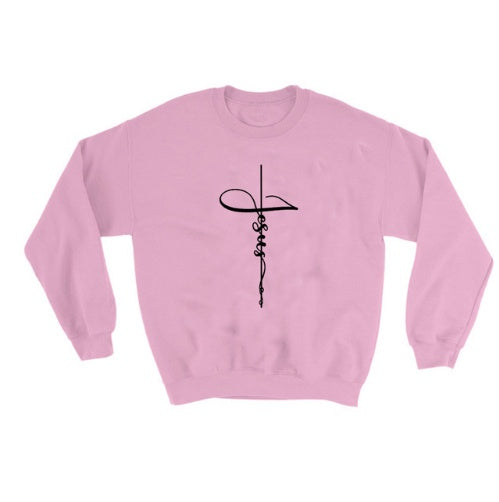 Jesus Faith Cross Sweatshirt