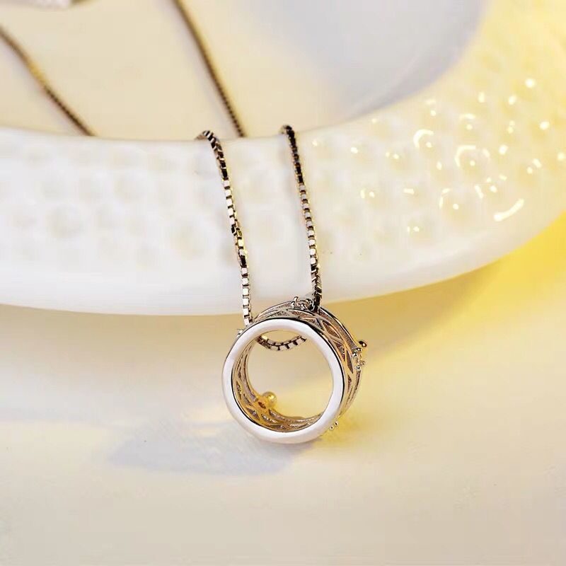 Silver Plated Crown Necklace