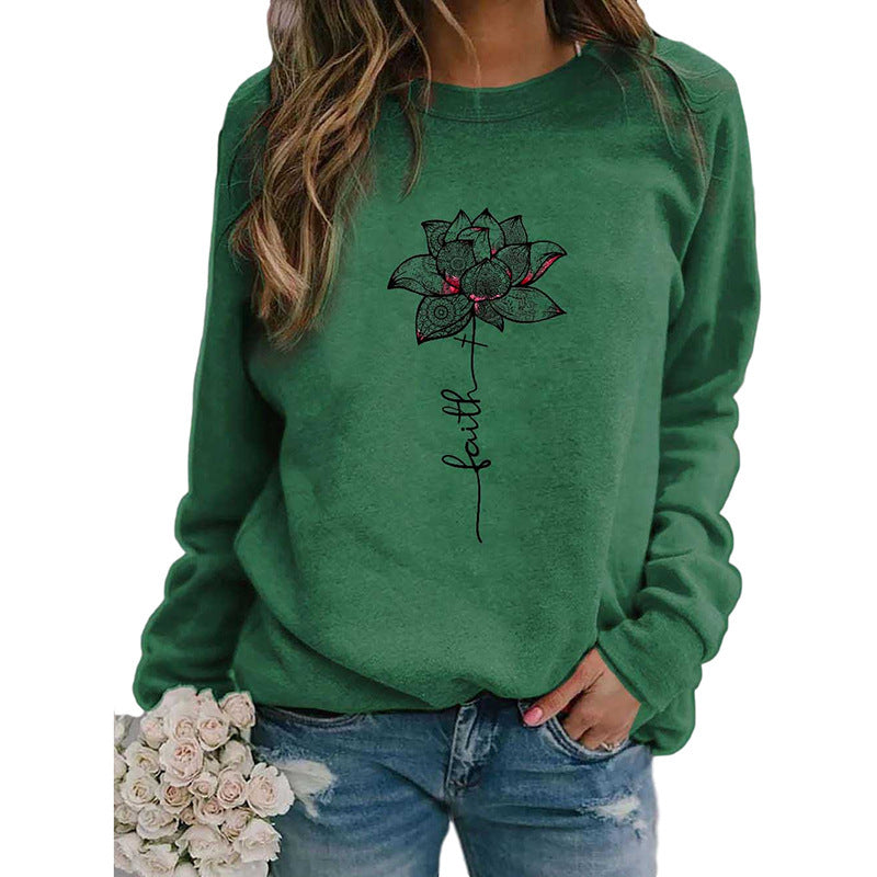 Green Faith Long Sleeve Shirt