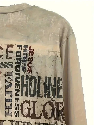Long Sleeve Christian Graphic Tee - God Cloth