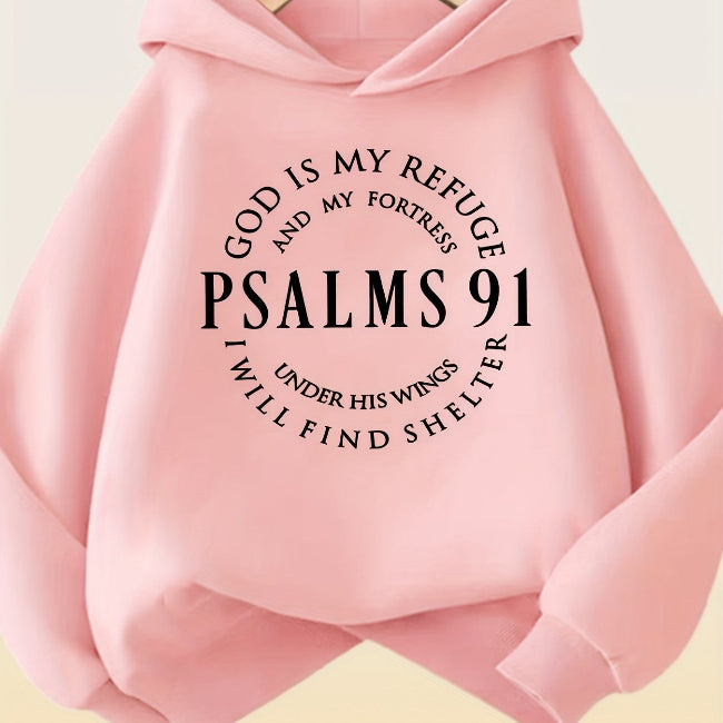 Women's Psalm 91 Bible Verse Hoodie