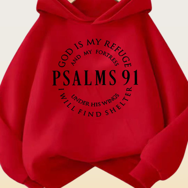 Women's Psalm 91 Bible Verse Hoodie