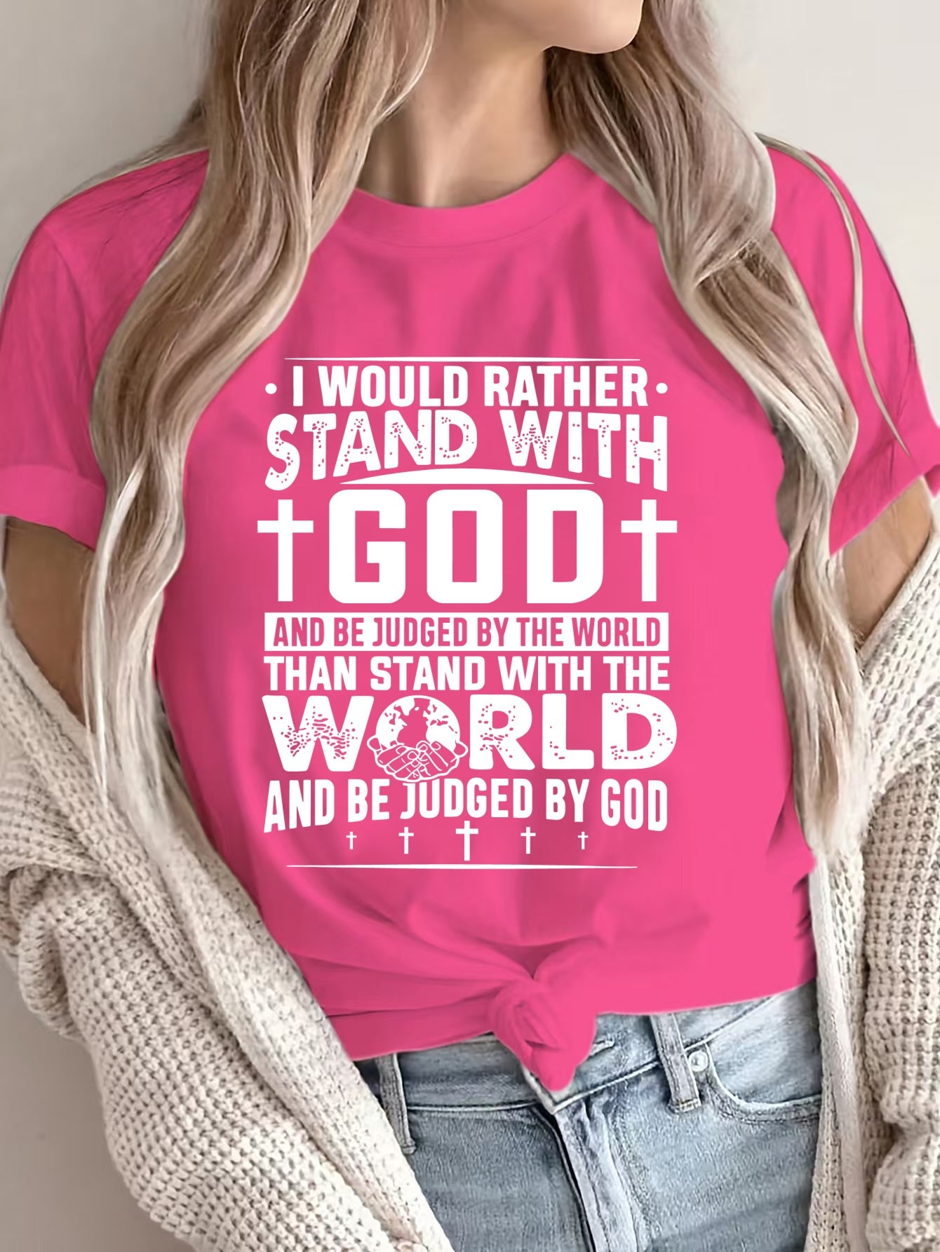 Women's Inspirational Judgment Short Sleeve Tee