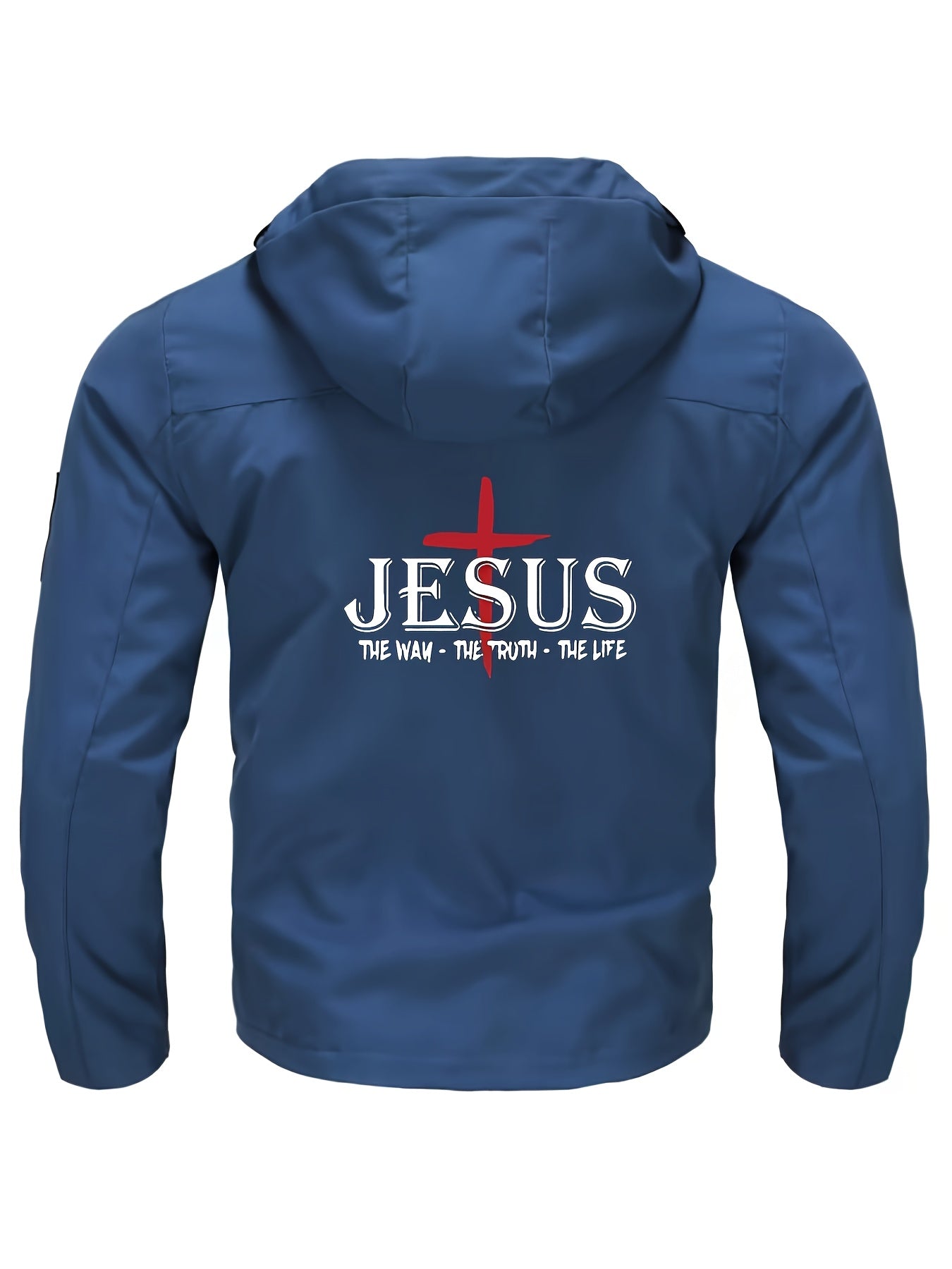 Jesus Graphic Hooded Jacket