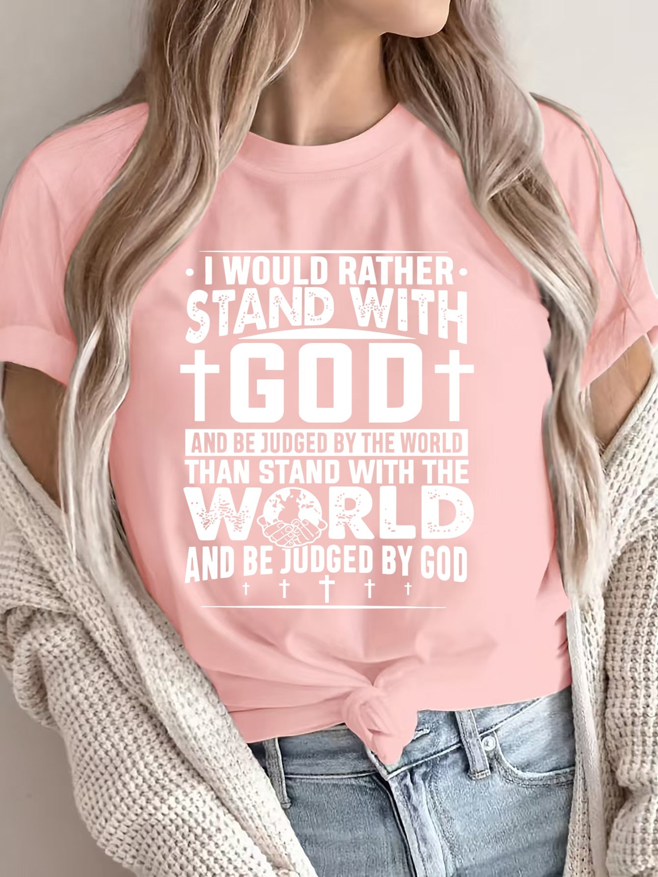 Women's Inspirational Judgment Short Sleeve Tee