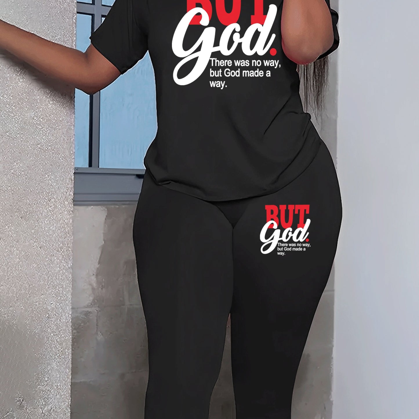 God Made A Way Graphic Casual Outfit