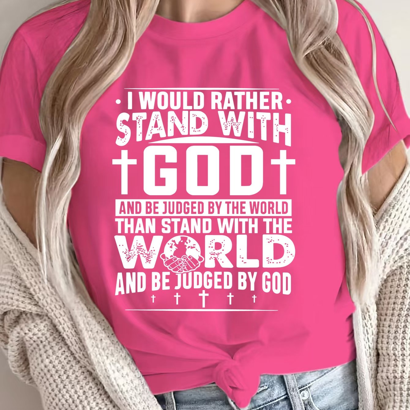 Women's Inspirational Judgment Short Sleeve Tee