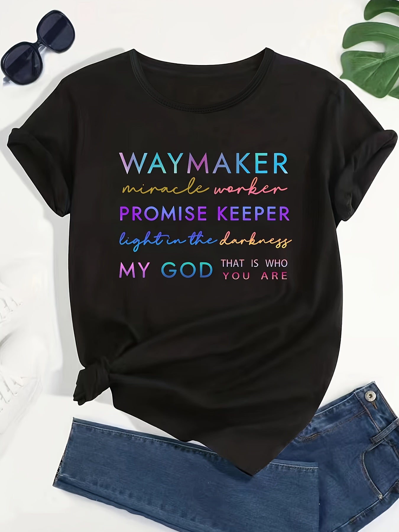Women's "Waymaker Miracle Worker Promise Keeper" T-Shirt