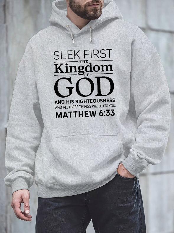 3D Matthew 6:33 Bible Verse Hoodie - God Cloth