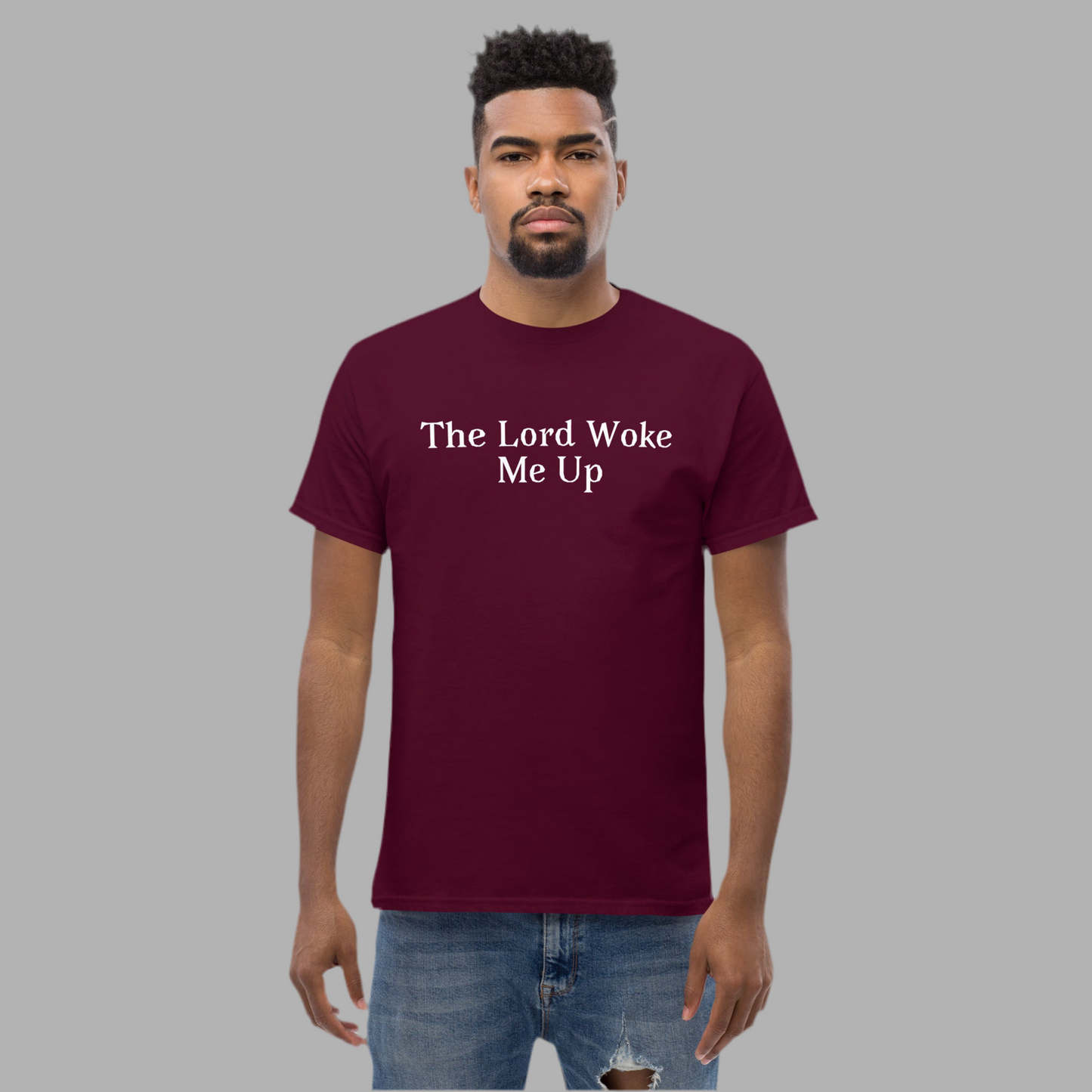 The Lord Woke Me Tee