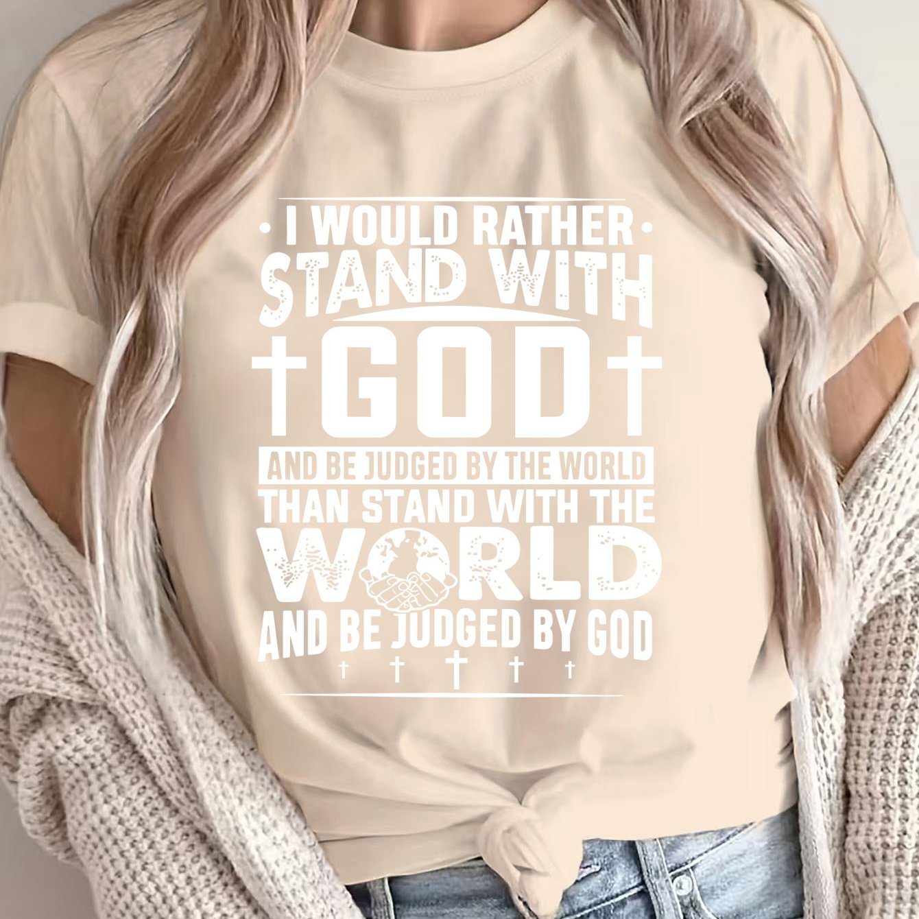 Women's Inspirational Judgment Short Sleeve Tee