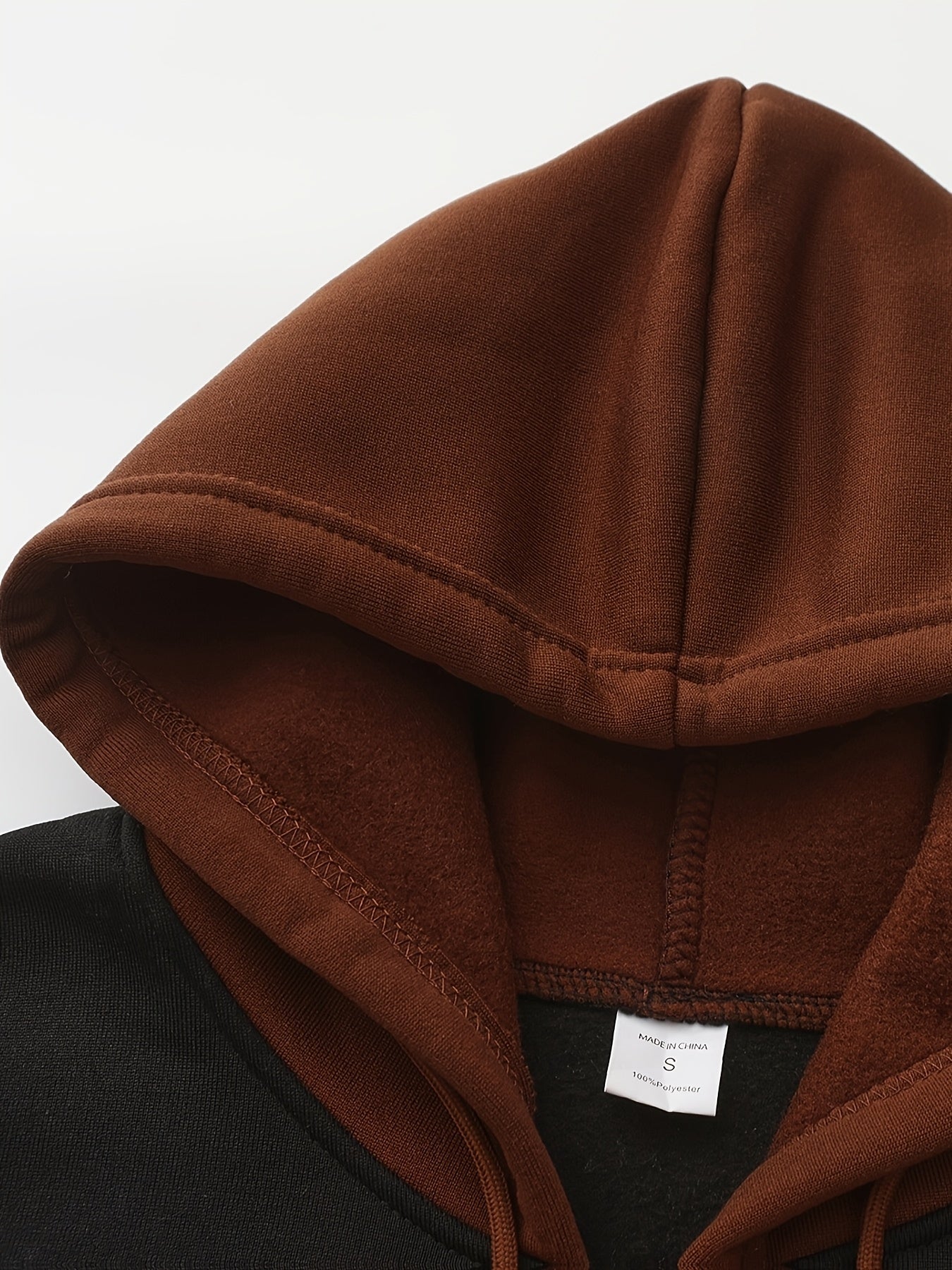 Men's Full-Zip Hooded Color Block Christian Jacket