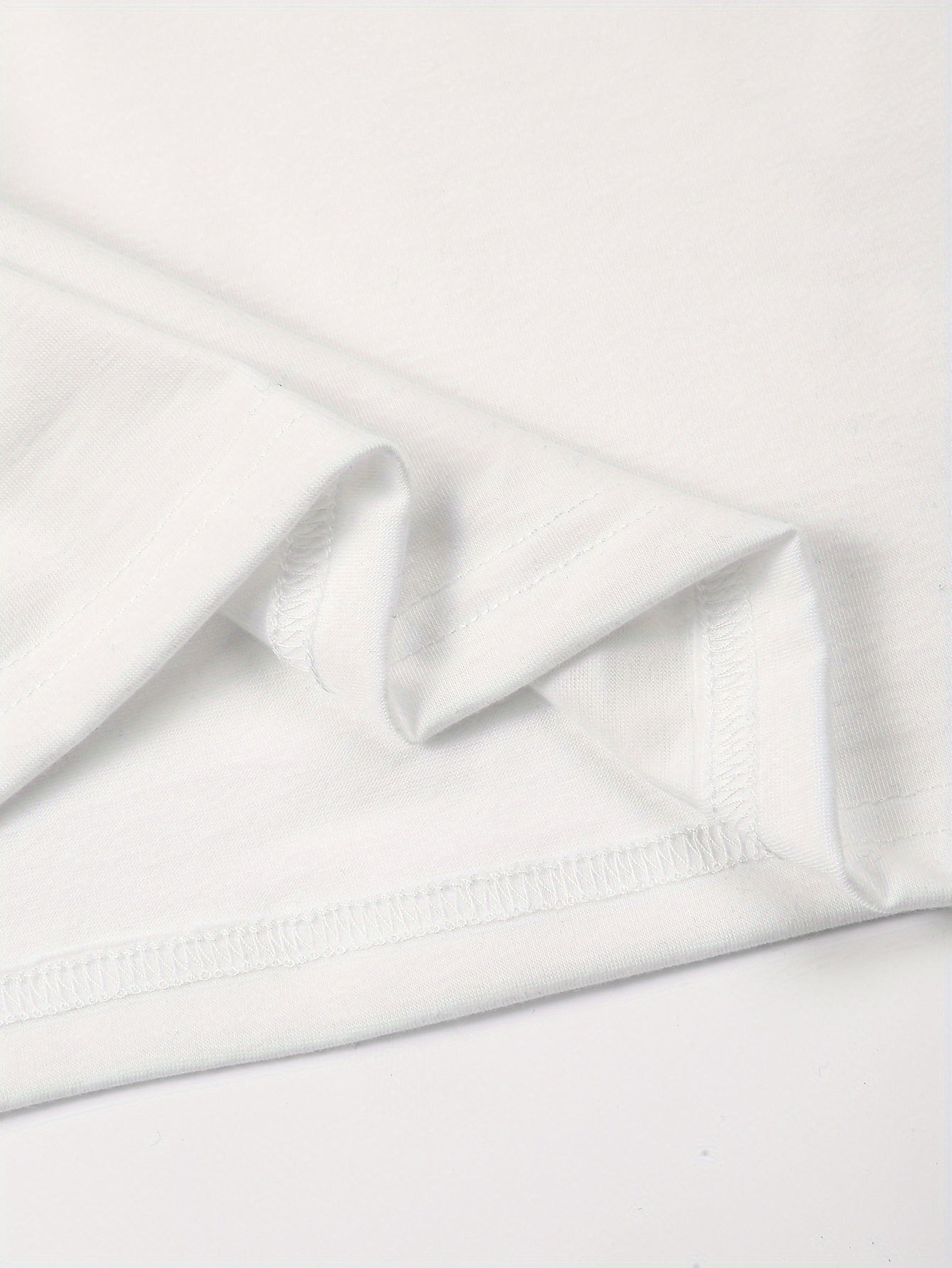 Men's Relaxed Fit White Cotton Religious T-Shirt