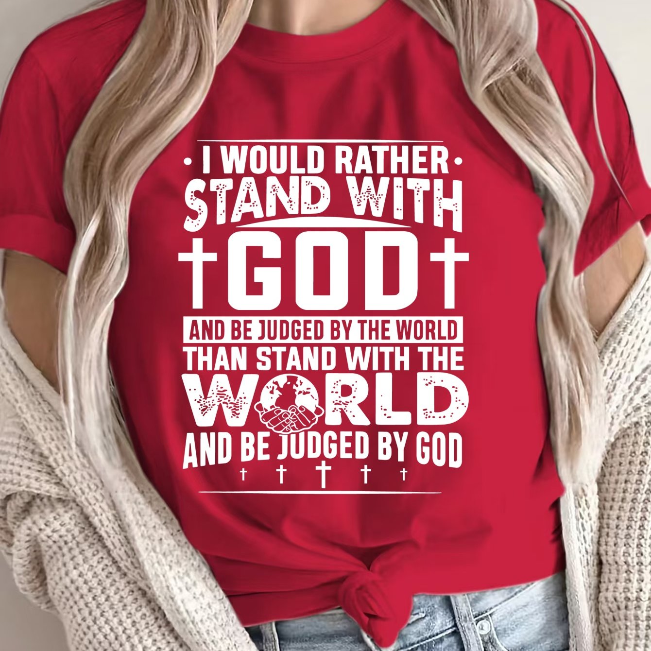 Women's Inspirational Judgment Short Sleeve Tee