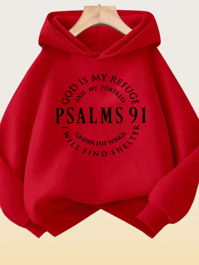 Women's Psalm 91 Bible Verse Hoodie