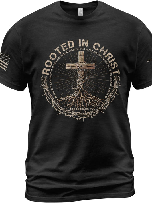 Rooted in Christ Christian T-Shirt