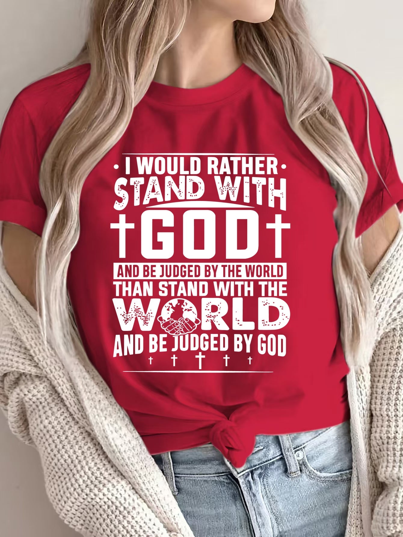 Women's Inspirational Judgment Short Sleeve Tee