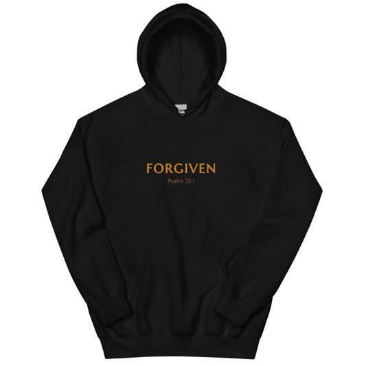 Black Christian Forgiven Psalms Scripture Hoodie