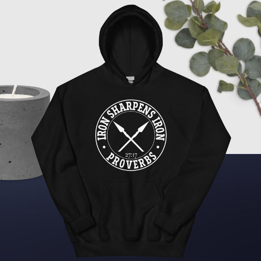 Christian Iron Sharpening Proverbs  24:17 Hoodie