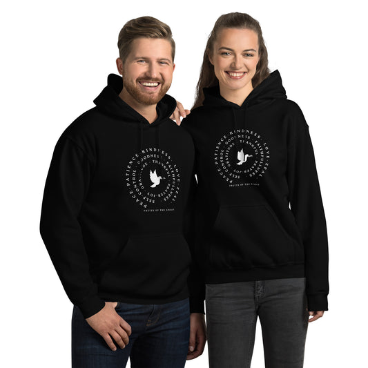 B&W Fruit of the Spirit Unisex Graphic Hoodie