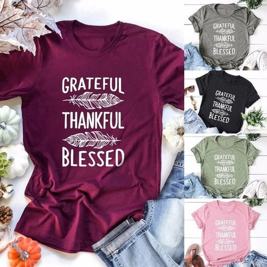 Grateful Thankful Blessed T-Shirt