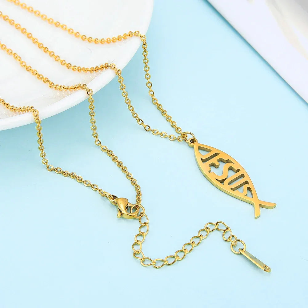 Stainless Steel Christian Jewelry - God Cloth