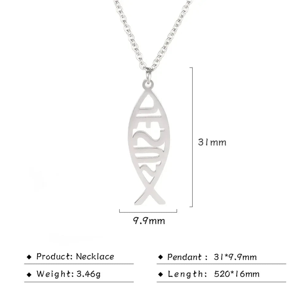Stainless Steel Christian Jewelry - God Cloth