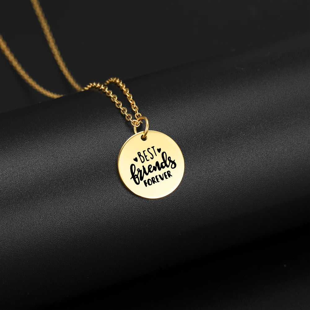 Inspiring Message Stainless Steel Necklaces