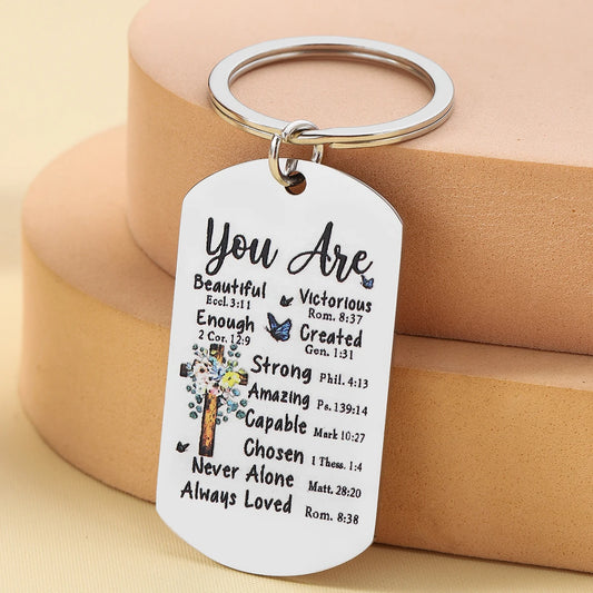 Inspirational Christian Keychain