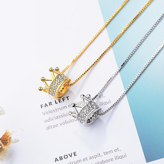 Jeweled Crown Necklace