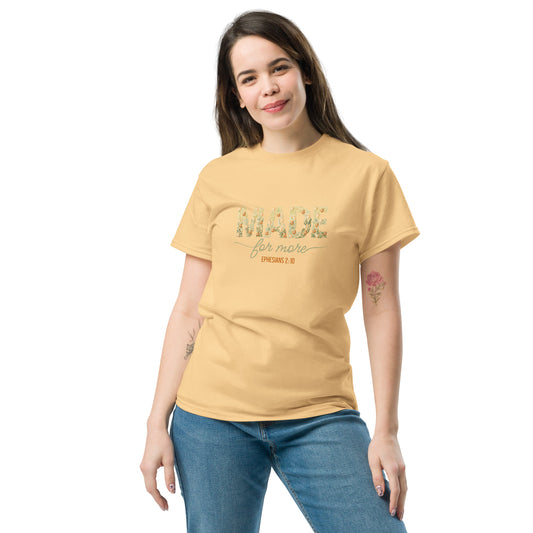 Yellow Made for More Tee