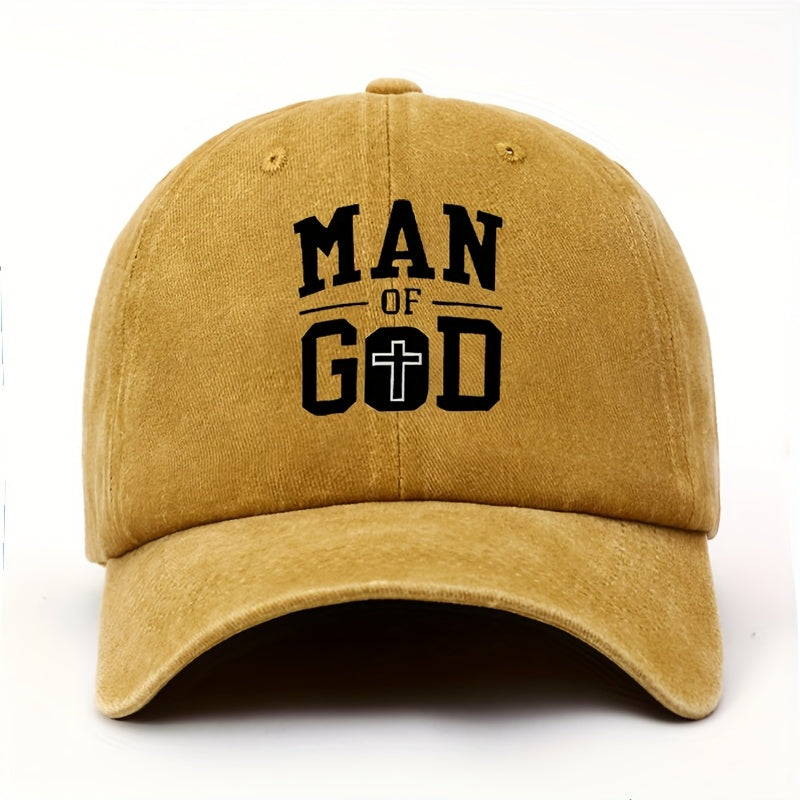 Gold Man OF GOD Cap