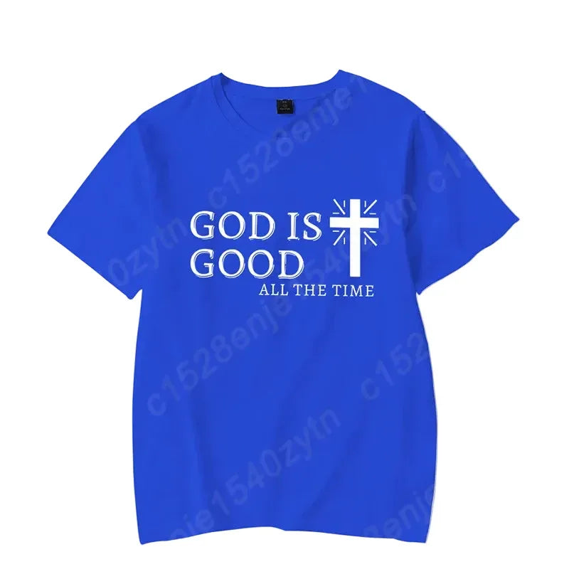 God Is Good All The Time Graphic T-Shirt - God Cloth