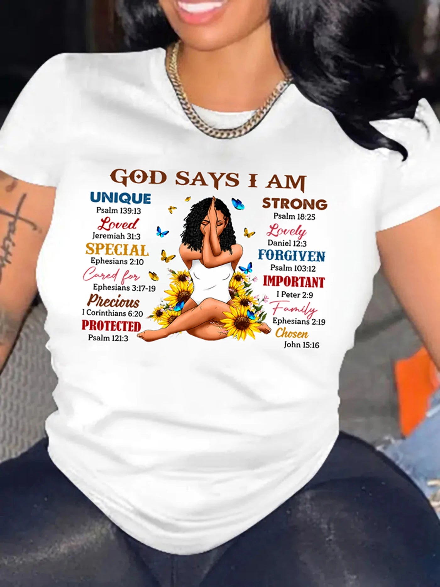 God Says I Am Women's Inspirational T-Shirt
